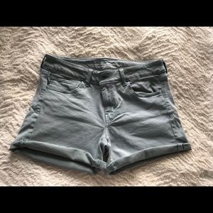 Gray Midi American Eagle Shorts